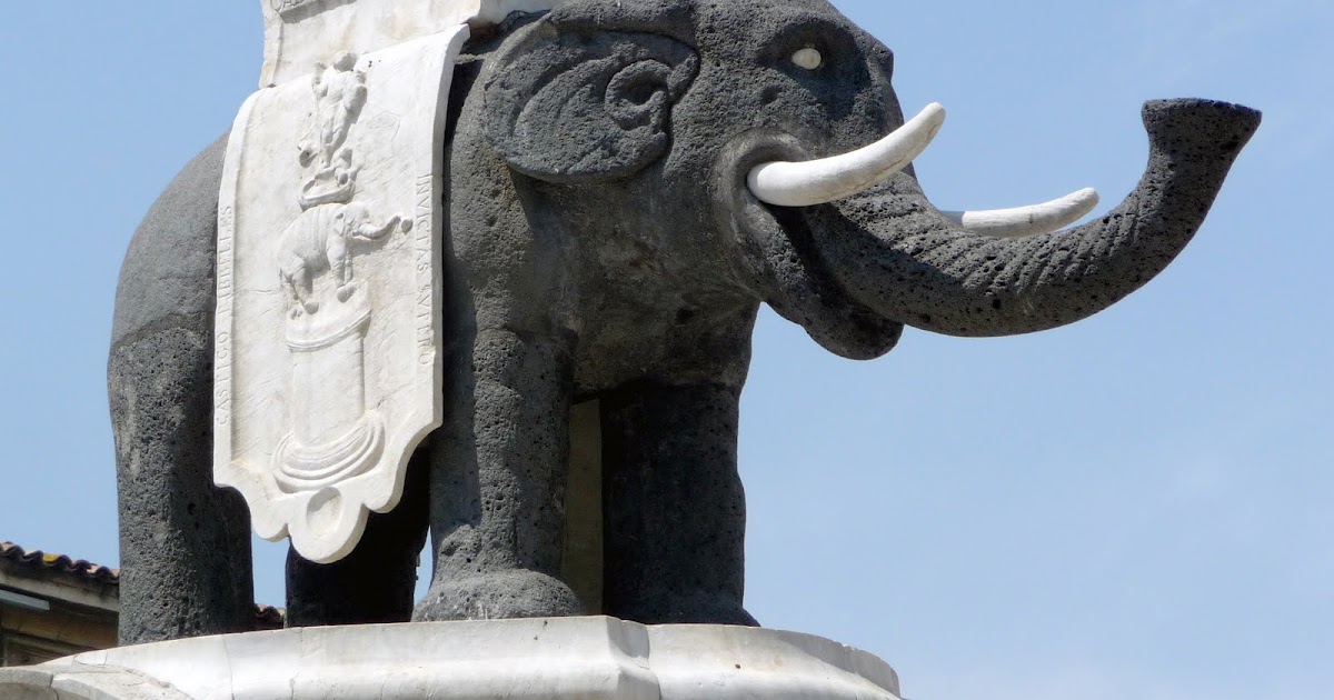Myths and legends from Italy The elephant, symbol of our city Catania
